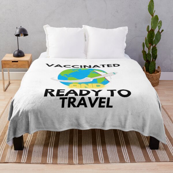 Item preview, vaccinated and ready to travel  designed and sold by ibrastore.
