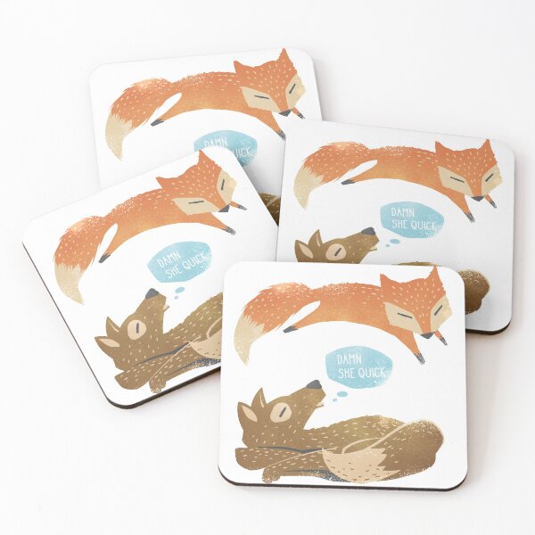 Item preview, Quick brown fox jumps over the lazy dog designed and sold by FunkyHusky.