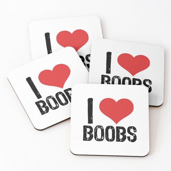Item preview, I Love Boobs designed and sold by The "I Love Everything" Shop.
