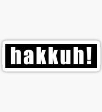 Gabber Hakkuh white Sticker