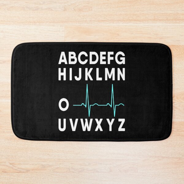 Item preview, Ekg Alphabet Heartbeat Line Doctor Cardiology Gift Nurse Ecg designed and sold by ccombercor.