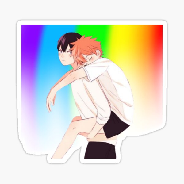 Haikyuu Kagehina Pride Month Sticker For Sale By Chanwooirl Redbubble