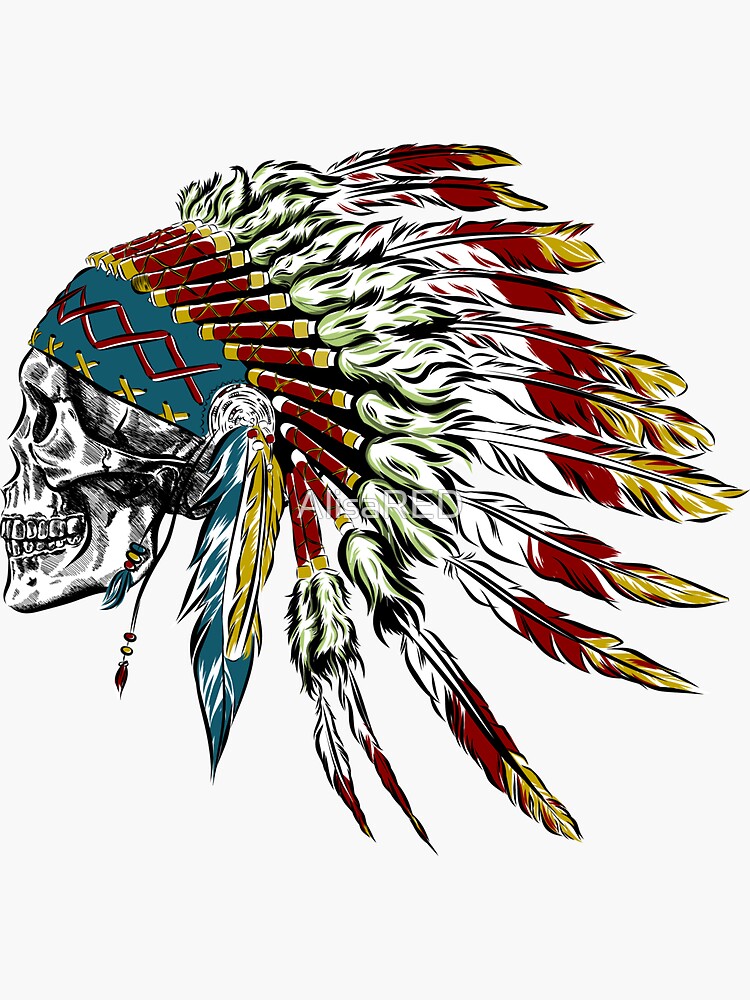 Indian Feathers' Sticker