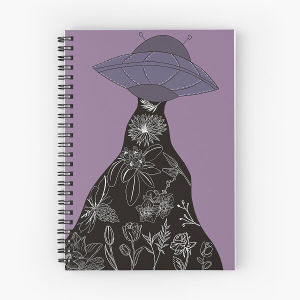 Item preview, Alien floral print  designed and sold by Harps Illustrates.