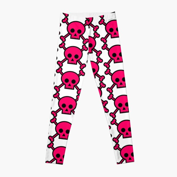 The Pink Punk Theory Poison Pirate Skull Leggings