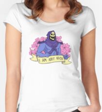 Ich bin nicht nett Tailliertes Rundhals-Shirt