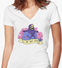 I AM NOT NICE Women's Fitted V-Neck T-Shirt