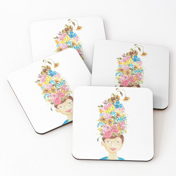 Item preview, Lady with flowers on head designed and sold by yianling.