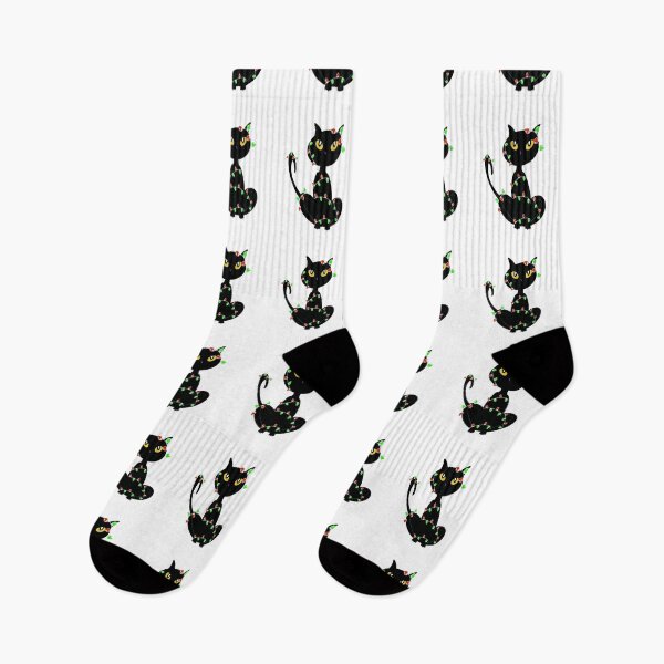 Item preview, Cat Entangled in string of lights designed and sold by BusyMonkeys.