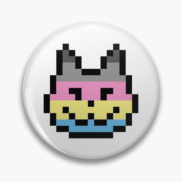 Item preview, Polygender Pixel Cat designed and sold by BabbageArts.