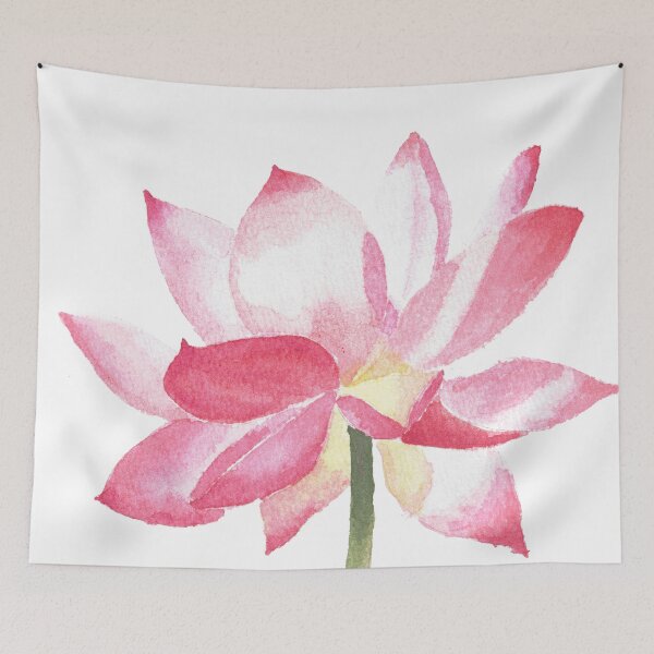 Item preview, Lotus flower in watercolor designed and sold by yianling.