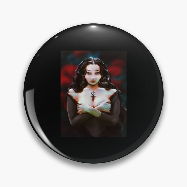 Artikelvorschau, beautifule painting morticia addam entworfen und verkauft von annereichel.