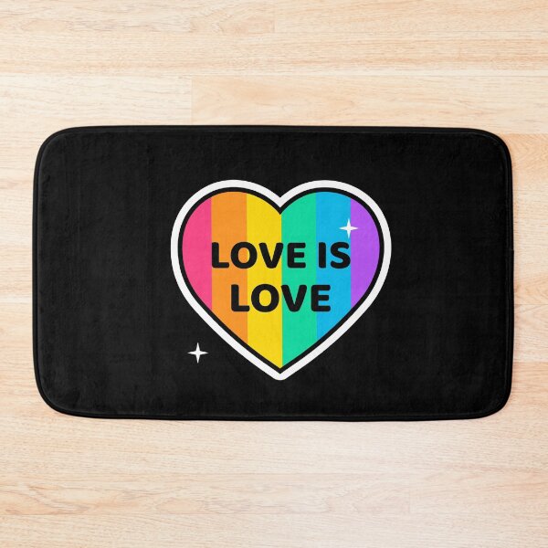 Item preview, LGBTQ+ Pride Rainbow Heart Love Design designed and sold by HolidayTees.