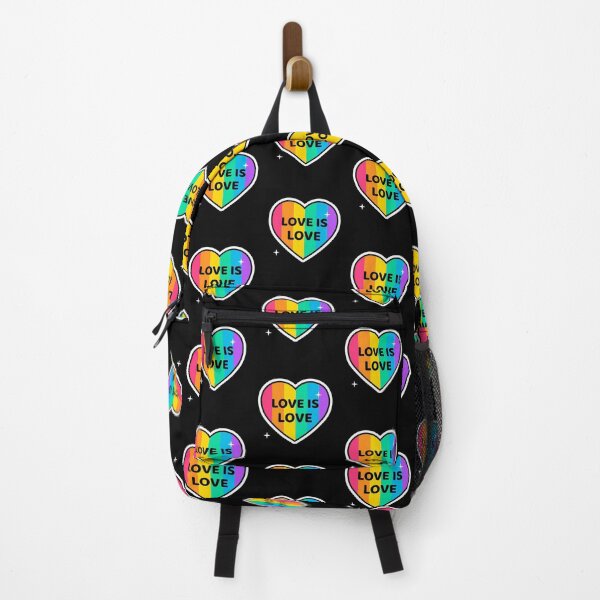 Item preview, LGBTQ+ Pride Rainbow Heart Love Design designed and sold by HolidayTees.