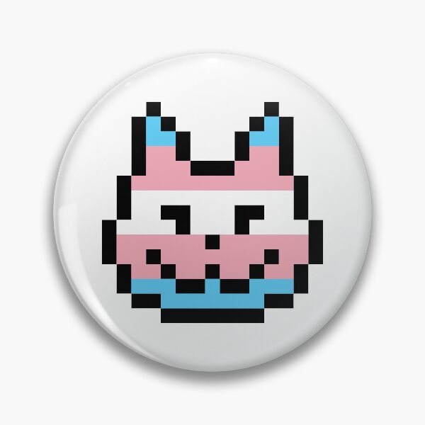 Item preview, Trans Pixel Cat designed and sold by BabbageArts.