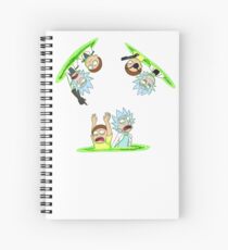 Rick and Morty vs Rick and Morty Spiral Notebook