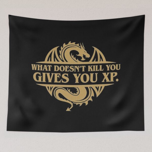 Item preview, What Doesnt Kill You Gives You XP designed and sold by rameyrosalind.