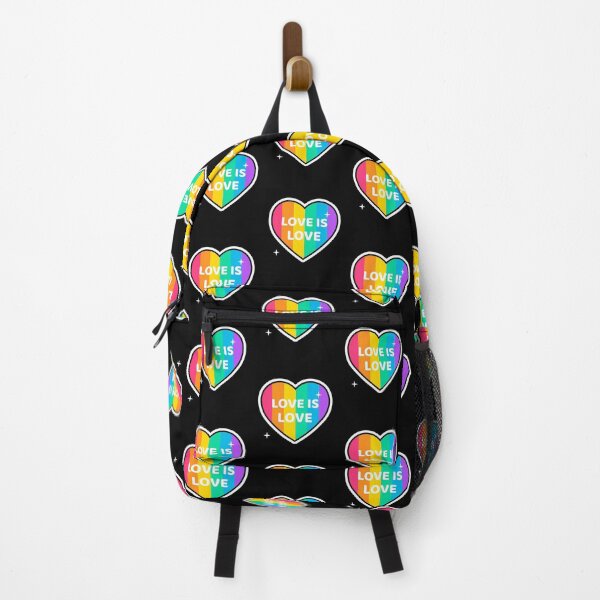 Item preview, LGBTQ+ Pride Rainbow Heart Love Design designed and sold by HolidayTees.