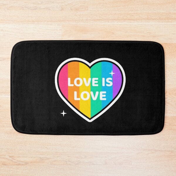 Item preview, LGBTQ+ Pride Rainbow Heart Love Design designed and sold by HolidayTees.