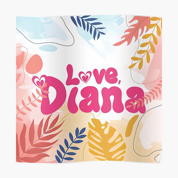 Kids Diana Show Posters Redbubble