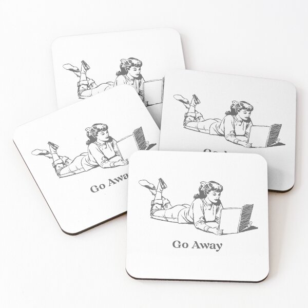 Item preview, Go Away I'm Reading designed and sold by BeardedTree.