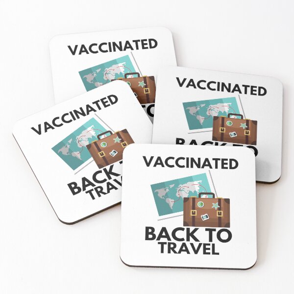 Item preview, vaccinated back to travel designed and sold by ibrastore.