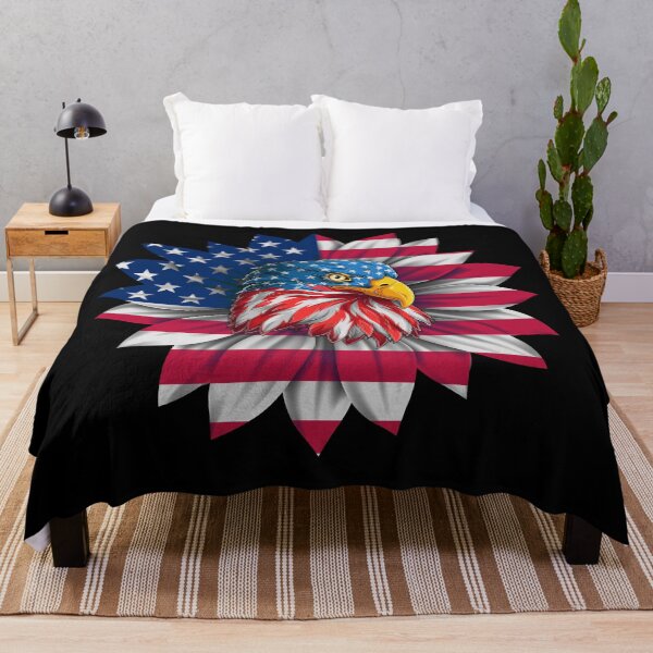 Item preview, Sunflower American Flag Shirt - American Independence Day designed and sold by taogiauco.