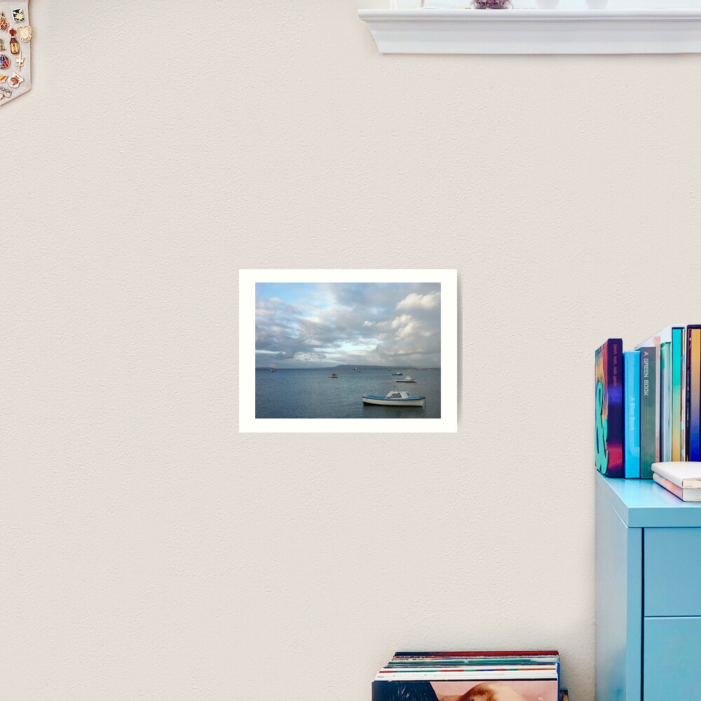 Boats on the Bay, Sorrento Art Print