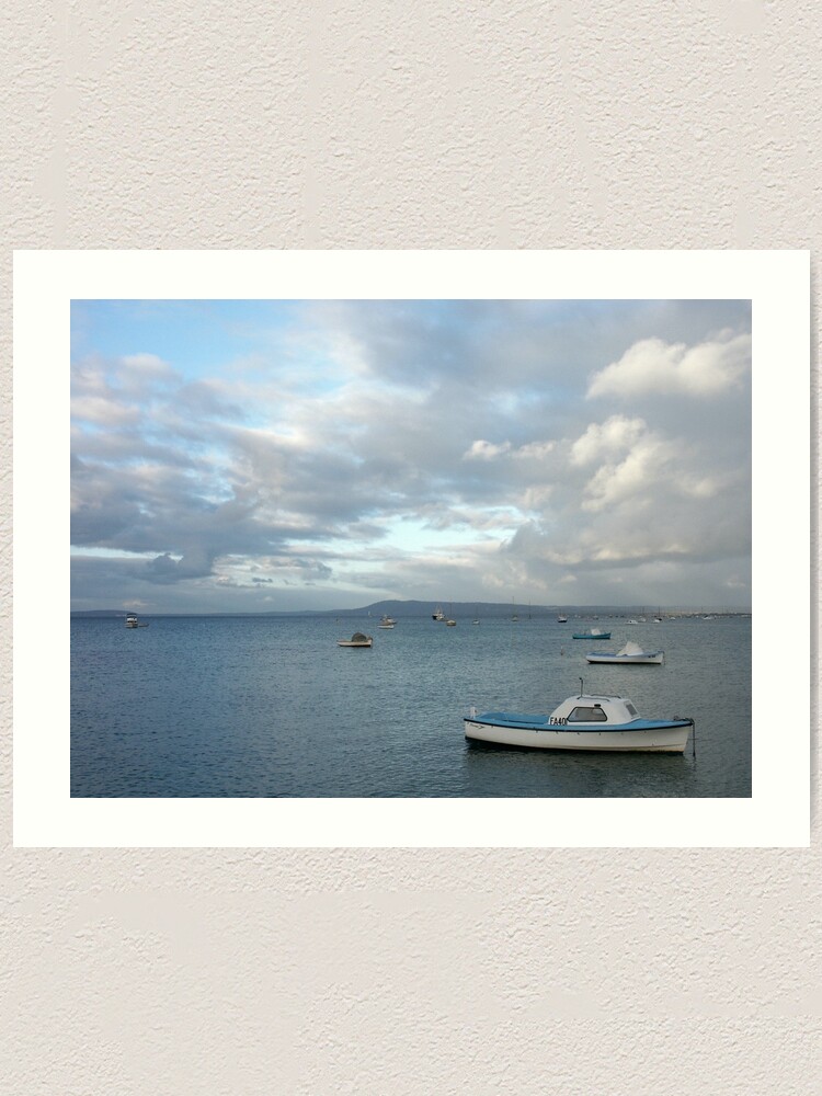 Alternate view of Boats on the Bay, Sorrento Art Print