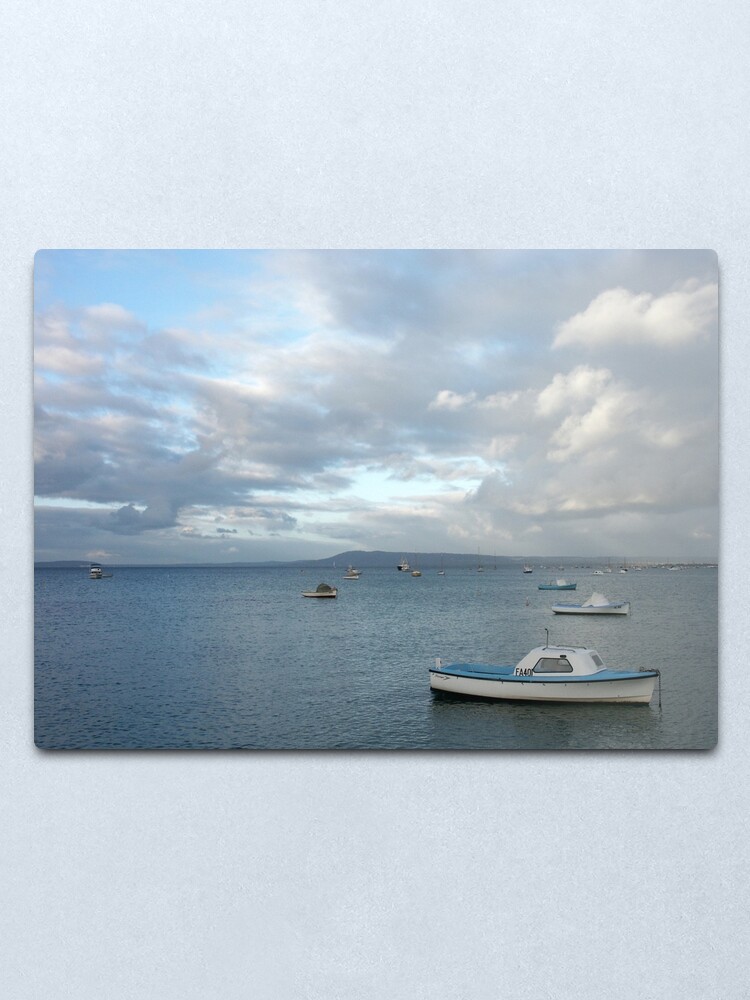 Alternate view of Boats on the Bay, Sorrento Metal Print