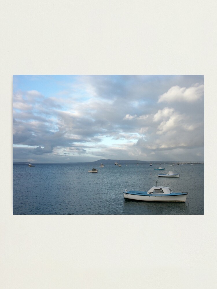 Alternate view of Boats on the Bay, Sorrento Photographic Print