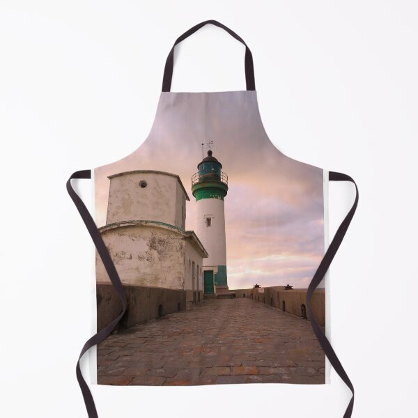 Item preview, Lighthouse of Le Treport under stormy skys designed and sold by Ann Biddlecombe.