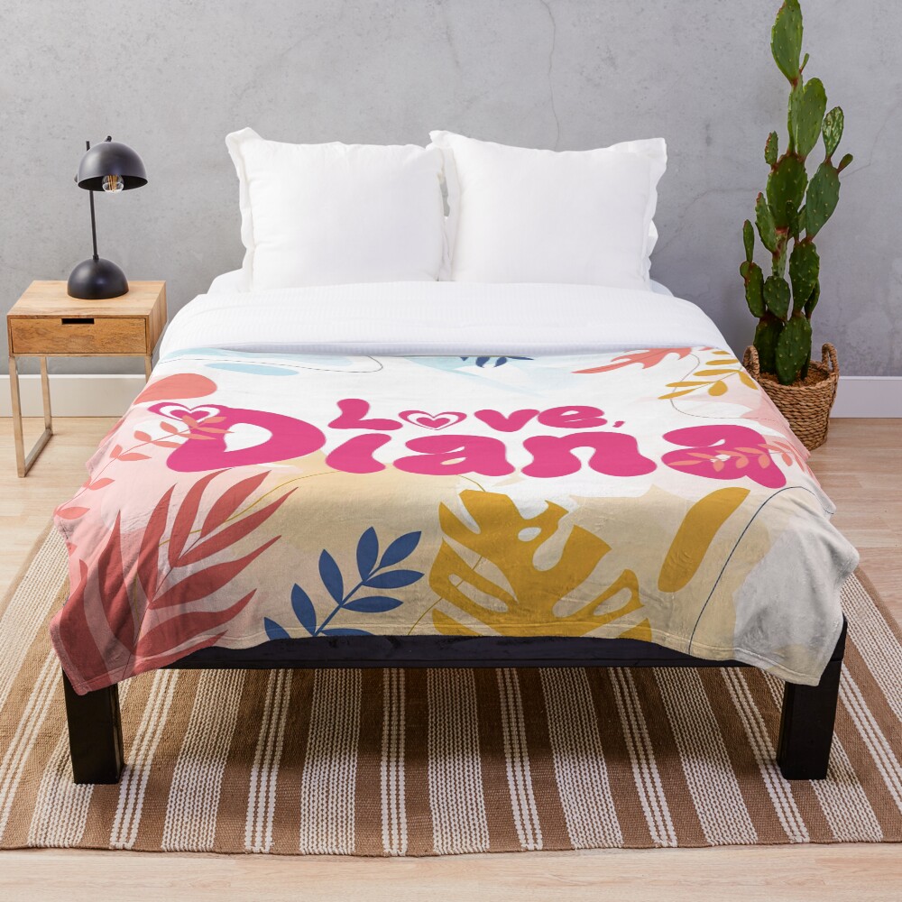 "Baby Diana and Roma, love Diana" Throw Blanket for Sale by graphic
