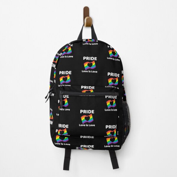 Item preview, LGBTQ+ Pride Rainbow Heart Love Design designed and sold by HolidayTees.