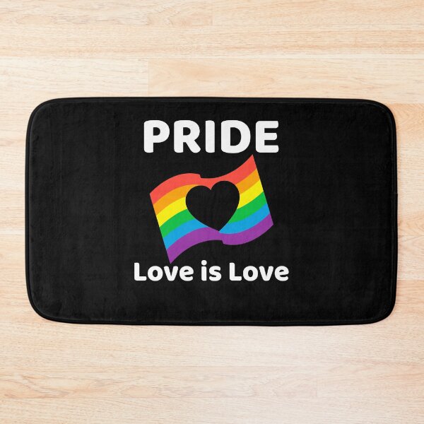 Item preview, LGBTQ+ Pride Rainbow Heart Love Design designed and sold by HolidayTees.