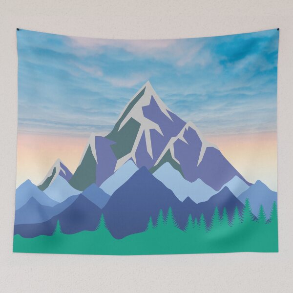 Artikelvorschau, Berglandschaft entworfen und verkauft von Tropium-Designs.