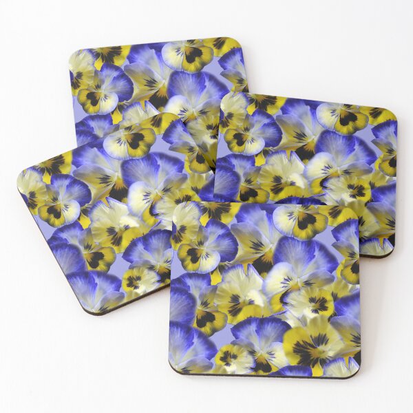 Item preview, Blue and Yellow Pansies designed and sold by bloomingvine.