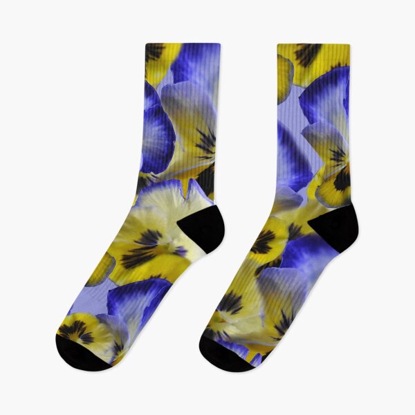 Item preview, Blue and Yellow Pansies designed and sold by bloomingvine.