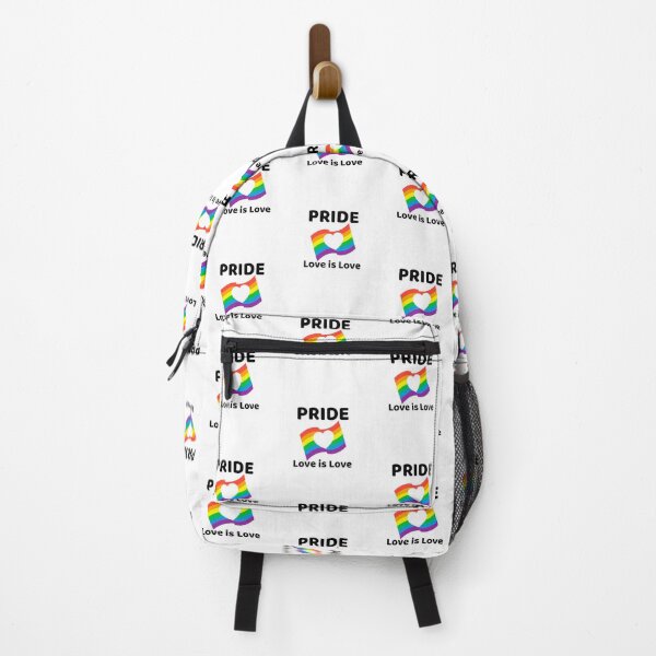 Item preview, LGBTQ+ Pride Rainbow Heart Love Design designed and sold by HolidayTees.