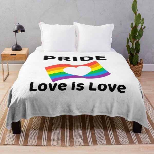 Item preview, LGBTQ+ Pride Rainbow Heart Love Design designed and sold by HolidayTees.