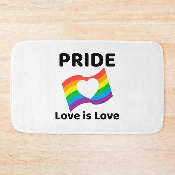 Item preview, LGBTQ+ Pride Rainbow Heart Love Design designed and sold by HolidayTees.