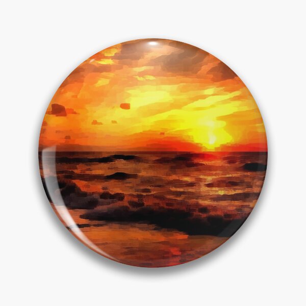 Item preview, Sunset Ocean Orange Horizon designed and sold by LashCreations.