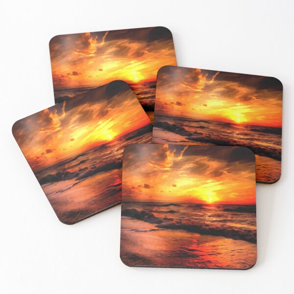 Item preview, Sunset Ocean Orange Horizon designed and sold by LashCreations.
