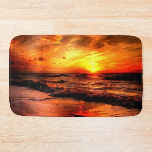 Item preview, Sunset Ocean Orange Horizon designed and sold by LashCreations.