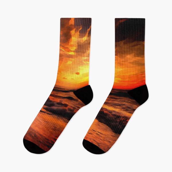 Item preview, Sunset Ocean Orange Horizon designed and sold by LashCreations.