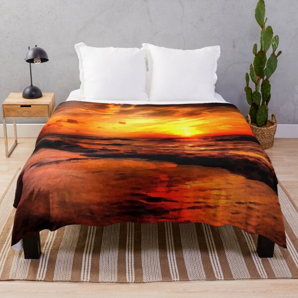 Item preview, Sunset Ocean Orange Horizon designed and sold by LashCreations.