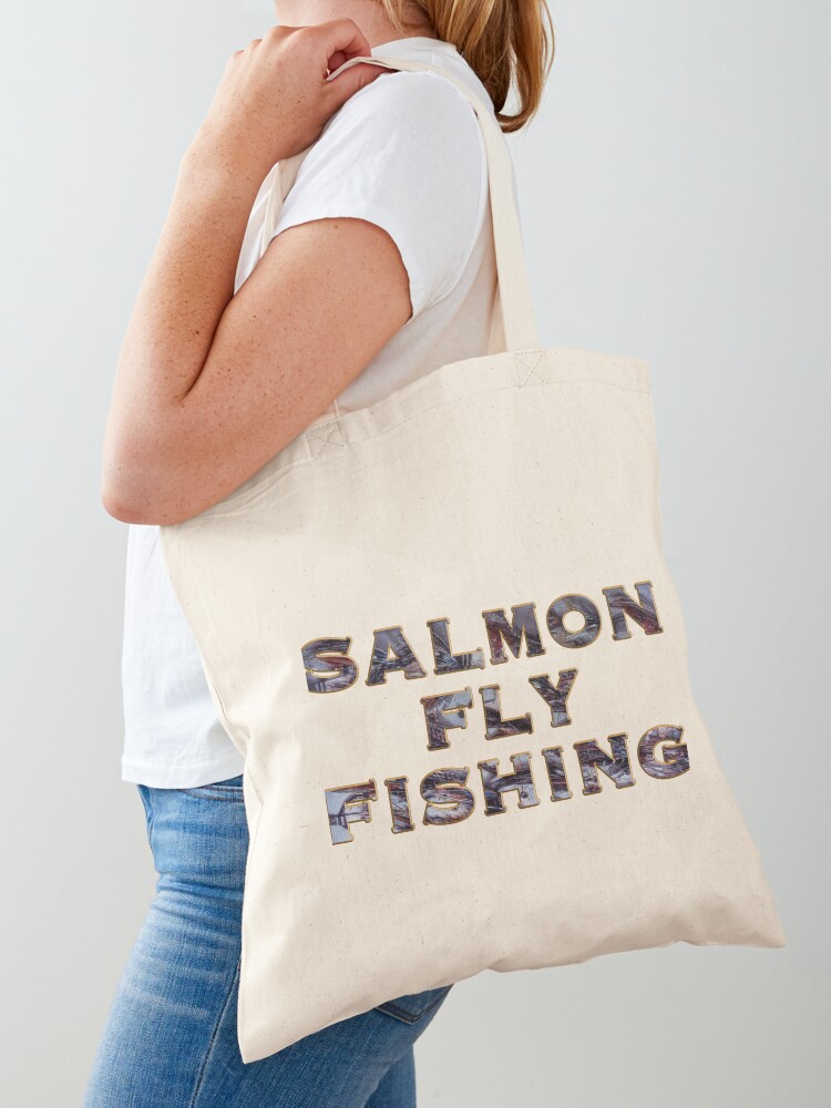 SALMON FLY FISHING Tote Bag for Sale by MikaelJenei