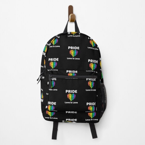 Item preview, LGBTQ+ Pride Rainbow Heart Love Design designed and sold by HolidayTees.