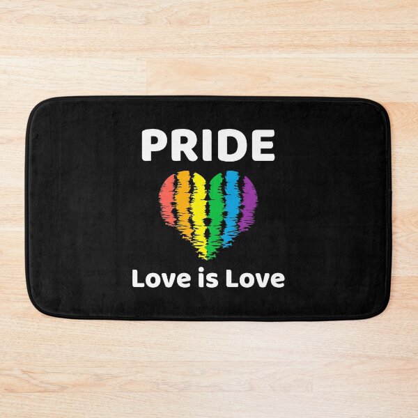 Item preview,  LGBTQ+ Pride Rainbow Heart Love Design designed and sold by HolidayTees.