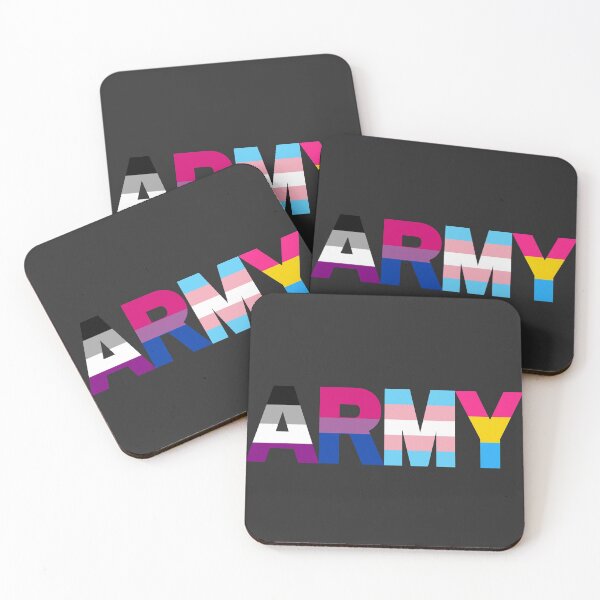 Item preview, BTS Army Pride Flag designed and sold by KpopOD.